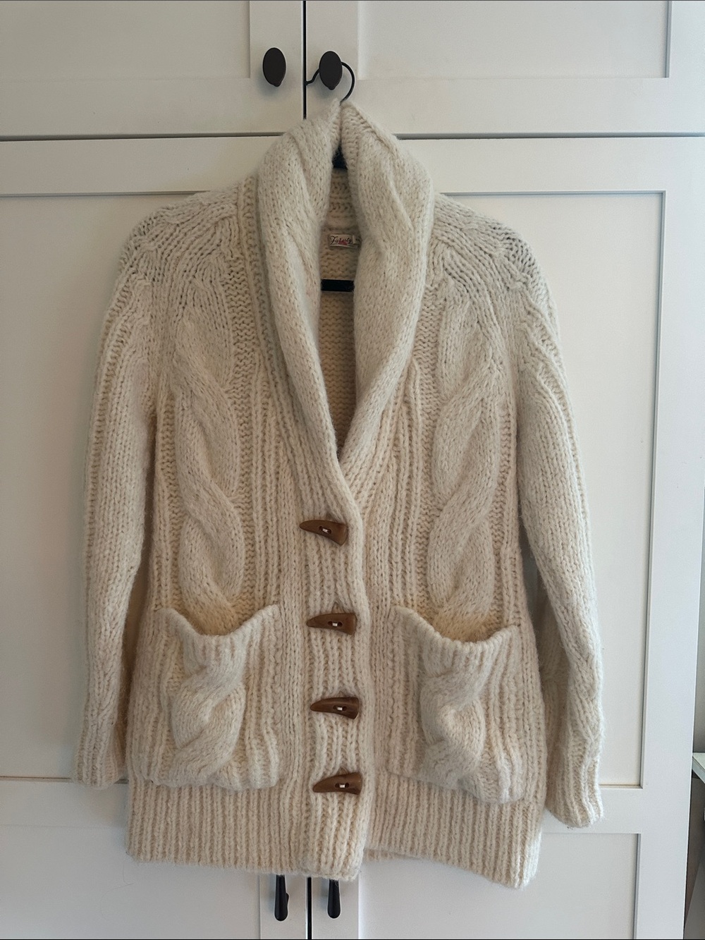 FAHERTY WINTER FROST ALPACA CARDIGAN